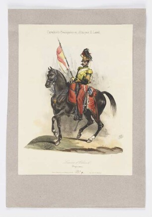 Lanciers d’Orléans, aus: "Französische Kavallerie"