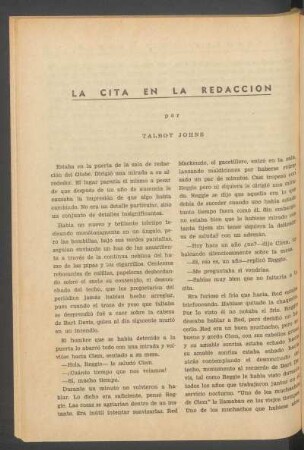La cita en la redacción
