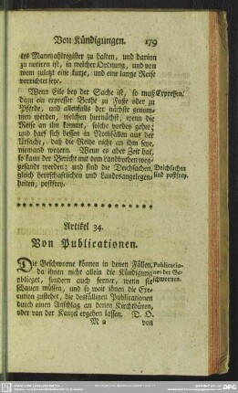 Artikel 34. Von Publicationen