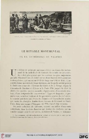 3. Pér. 38.1907: Le retable monumental de la cathédrale de Valence