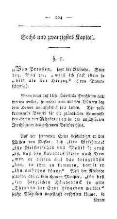 Sechs und zwanzigstes Kapitel