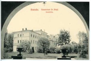 Kreischa. Sanatorium Dr. Krapf - Wandelbahn