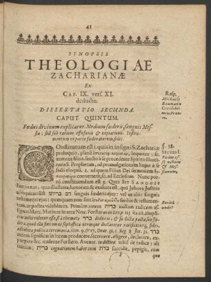 Dissertatio Secunda.