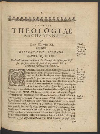 Dissertatio Secunda.