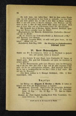 Preis-Rechenaufgaben
