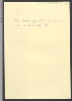 Ein deutsch-japanisches Symposium über die erwerbstätige Frau