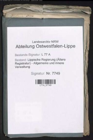 Maischsteuer aus dem Amt Schieder