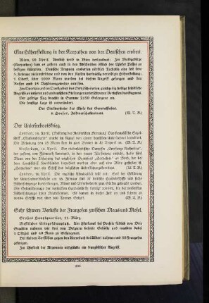 Eine Höhenstellung in den Karpathen von den Deutschen erobert.