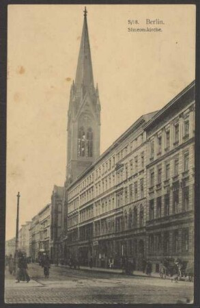 Ansichtskarte "Simeonskirche", Wassertorstraße [3/3]