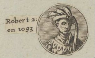 Bildnis von Robert 2., Graf von Holland