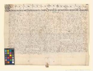 Altmärkische und prignitzsche Städte verschreiben sich Caspar Helmreich zu Tangermünde über 500 Taler.