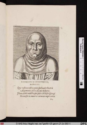 Georgius Macropedius Batavus.