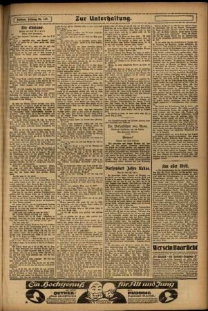 Zweite Ausgabe vom Donnerstag, den 17. Juli 1924.