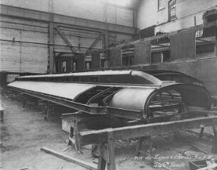 Dach eines D-Wagens (van der Zypen und Charlier, Köln-Deutz) : Technikgeschichte | Maschinenbau | Verkehrswesen | Eissenbahnwesen | Personenwagen und Güterwagen (Normalspur)