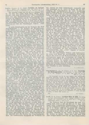 81-82 [Rezension] Lortz, Joseph, Tertullian als Apologet. Bd. 2