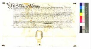 Sebastian, Erzbischof von Mainz, verleiht dem Konrad von Wellwart das halbe Achtel an Bönnigheim zu Lehen.