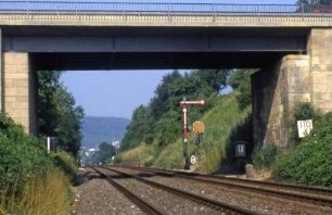 Weinsberg Einfahrsignal Brücke B 39