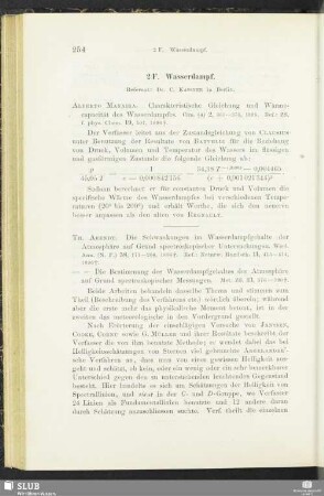 2 F. Wasserdampf