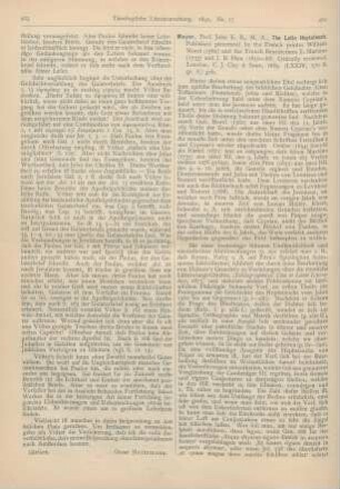 421-423 [Rezension] Völter, Dan., Die Komposition der paulinischen Hauptbriefe. 1. Der Römer- und Galaterbrief