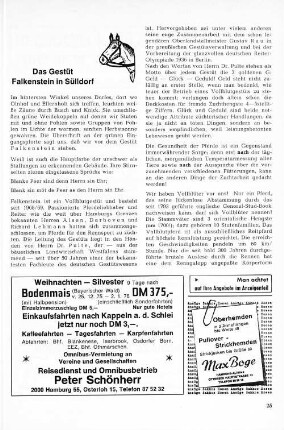 Das Gestüt Falkenstein in Sülldorf