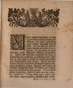 Ordinis Ivridici In Academia Vitembergensi H. T. Decanvs Christianvs Hanaccivs ... Lectori Benevolo S. D. P. : [Programma quo disp. J. J. Rössneri indicit, simul demonstrans, quasi-hypothecam ex re iudicata oriri]