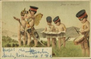 Amor im Manöver.