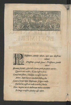 [Tempestivvm Sincerae Pietatis Officivm, Qvo Viri ... Ivsti Henning. Boehmeri, ... ]