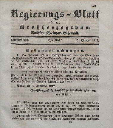 Nr. 23 : 15. Oktober 1842