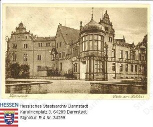 Darmstadt, Schloss / Partie am Schloss