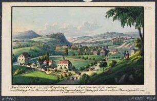 Ansicht des Eisenhammers (König Friedrich August-Hütte) in Potschappel (Freital) im Plauenschen Grund bei Dresden