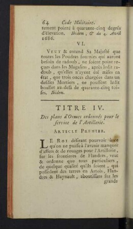 Titre IV.