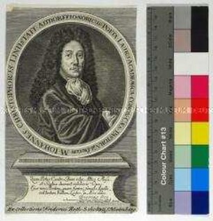 Porträt des lutherischen Theologen und Dichters Johann Christoph Lindstatt