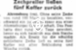 Zechpreller ließen fünf Koffer zurück