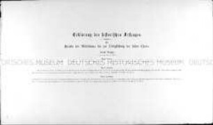 Erklärung des historischen Festzuges: Blatt 6: Periode des Weiterbaues bis zur Fertigstellung des hohen Chores