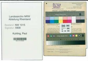 Entnazifizierung Paul Kuhling , geb. 13.06.1895 (Kaufmann)