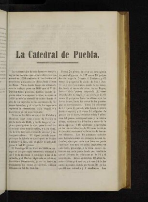 La Catedral de Puebla.