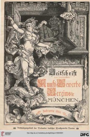 Zeitschrift des Bayerischen Kunstgewerbe-Vereins zu München: Monatshefte für d. gesammte dekorative Kunst