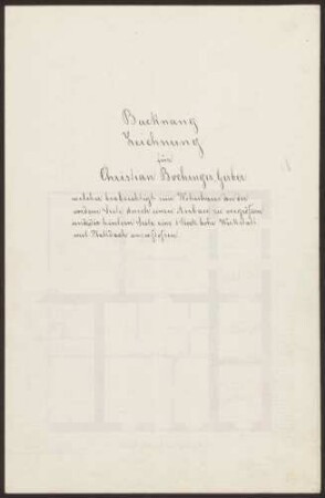 Bochinger, Christian, Gerber Wohnhausanbau und Anbau einer Werkstatt