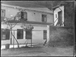 Blick in einen Hinterhof der Behaimstraße