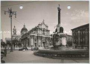 Sizilien, Catania, Piazza del Duomo