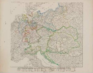 (Grenz- u. Örter-Karte von Deutschland)