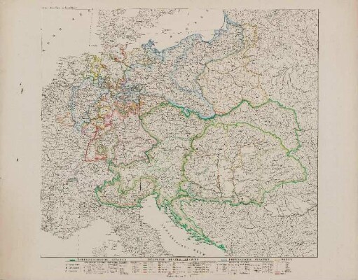 (Grenz- u. Örter-Karte von Deutschland)