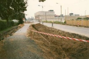 Dresden-Seidnitz, Enderstraße. Straßenbau