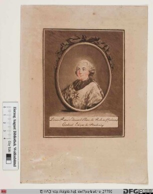 Bildnis Louis-René-Édouard, prince de Rohan (-Guémené)