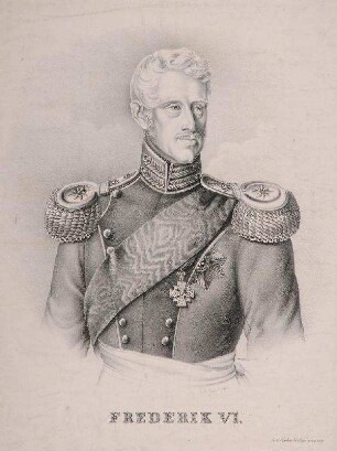 Bildnis von Friedrich VI. (1768-1839), König von Dänemark