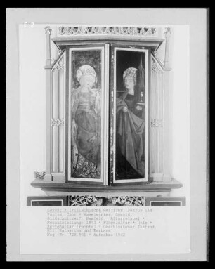 Altarretabel — Altar