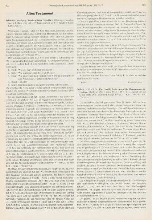 507-508 [Rezension] Schneider, Wolfgang, Taschen-Tutor Hebräisch