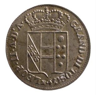 Münze, 3 Quattrini, 1833