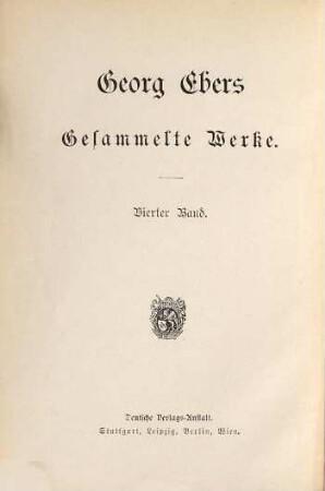 Gesammelte Werke, 4
