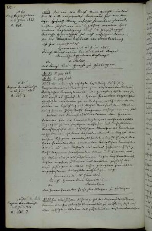 Ernennung des Justizkanzleidirektors Stromeyer zum außerordentlichen königlichen Kommissar bei der Georg-August-Universität.